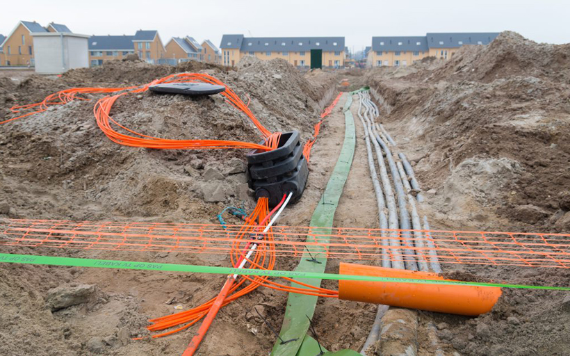 Elektriciteitskabeldraad Beschermende buis Ondergronds